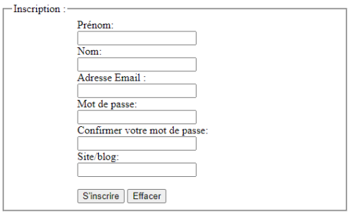 formulaire html 5 | 9raytifclick.com